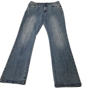 DG2 by Diane‎ Gilman Womens Jeans Size 6 Blue Wash Bootcut Stretch Denim